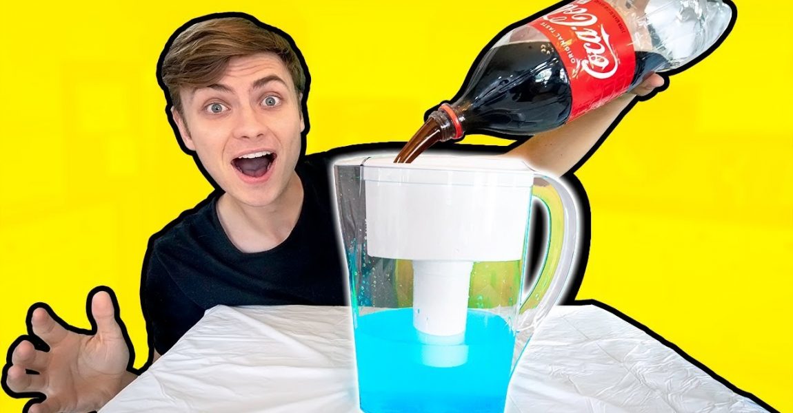 SODA VS WATER FILTER!! (WHAT WILL HAPPEN?)