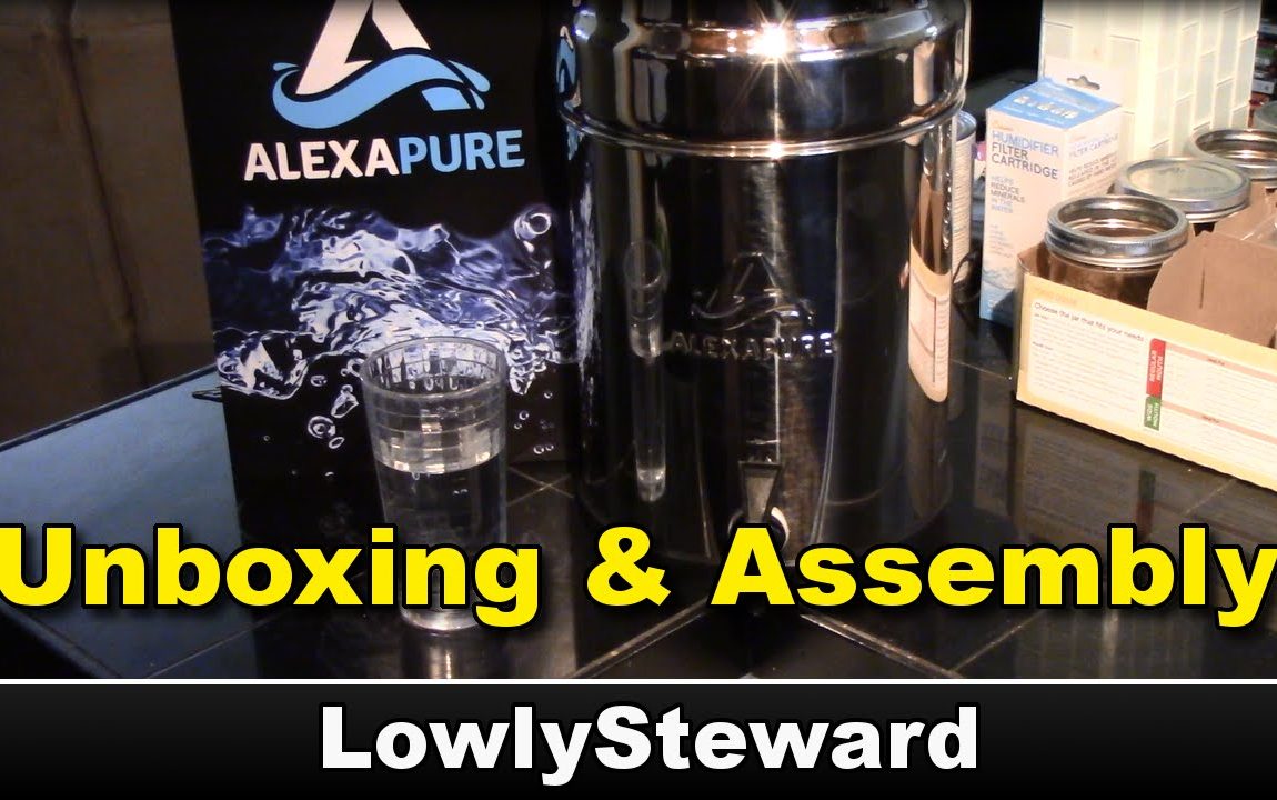 Alexapure Pro - Unboxing and Assembly - Water Filtration