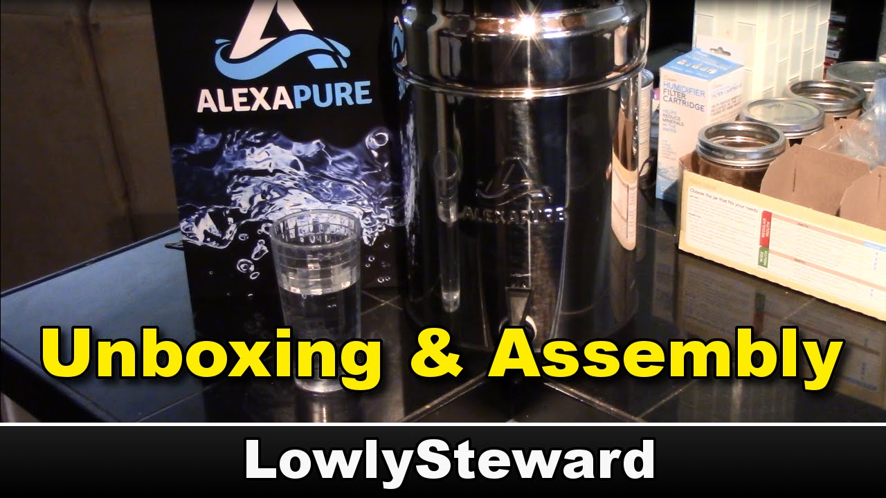 Alexapure Pro Water Filtration System Unboxing and Assembly