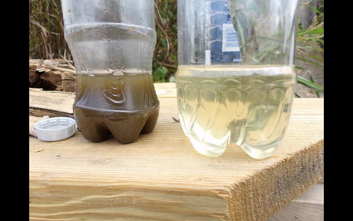 How To Make a Water Filter In The Wild