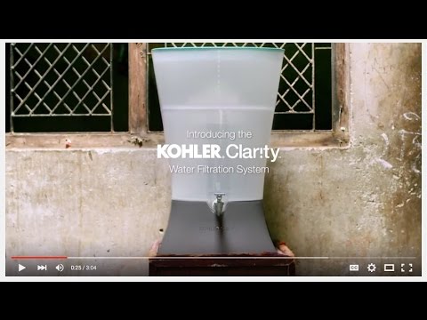 The KOHLER® Clarity Water Filtration System. Safe Water. For All.