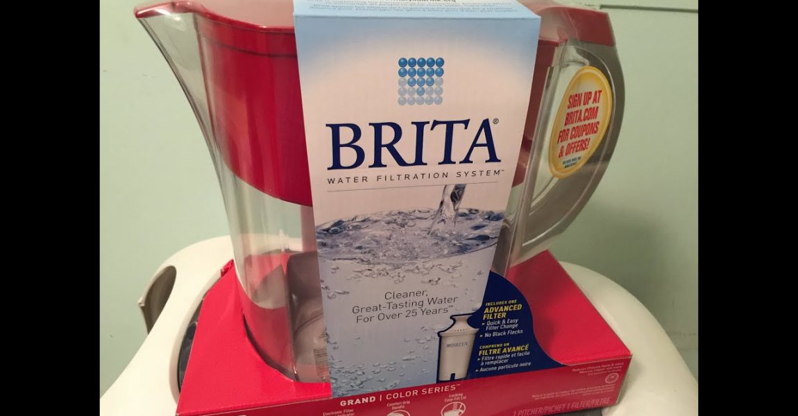 Brita 10 Cup Water Pitcher Filtration System, set up and demo