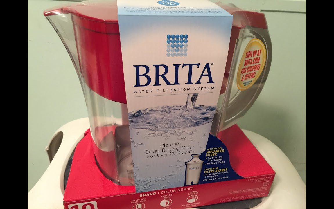 Brita 10 Cup Water Pitcher Filtration System, set up and demo