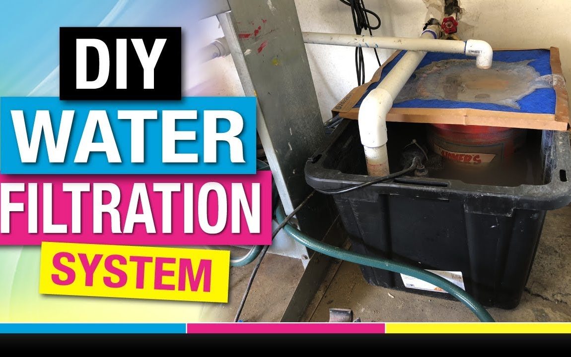 Cheap DIY Water Filtration System for Screen Printing thats Affordable