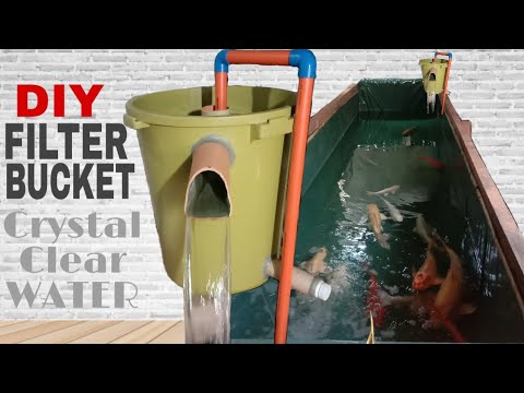 HOW TO MAKE DIY MEGA POND FILTER | CRYSTAL CLEAR WATER | FILTER BUCKET