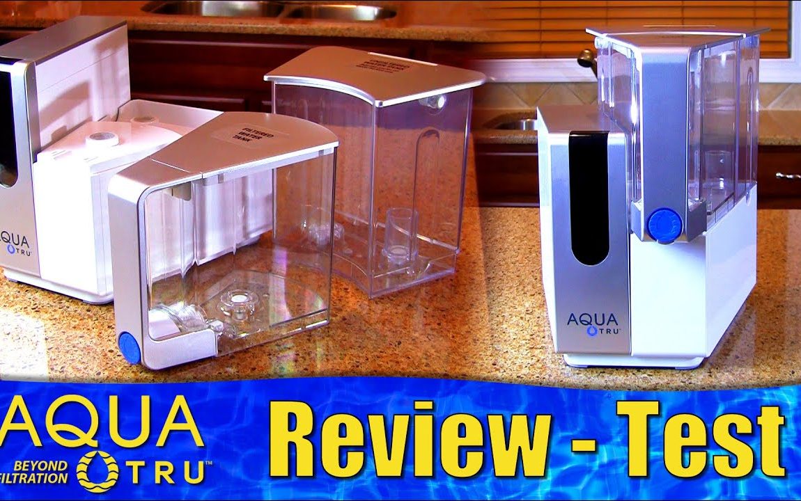 AquaTru Reverse Osmosis Water Filter Review - Unboxing and Test