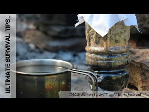 Make YOUR Survival Water Filter - Step-By-Step - Portable Emergency Water Filter DIY