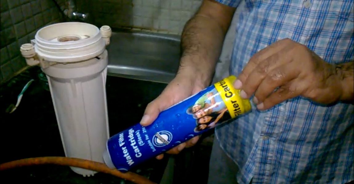 how to change pre filter of a RO water purifier
