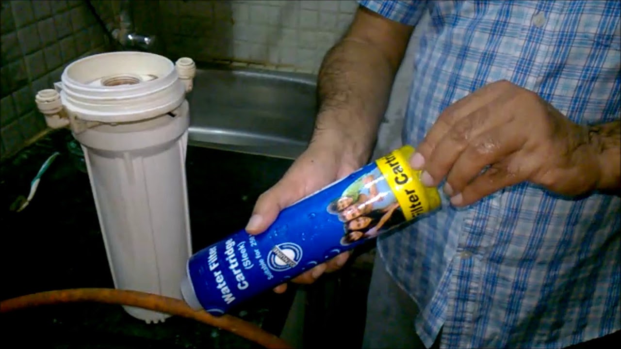 how to change pre filter of a RO water purifier