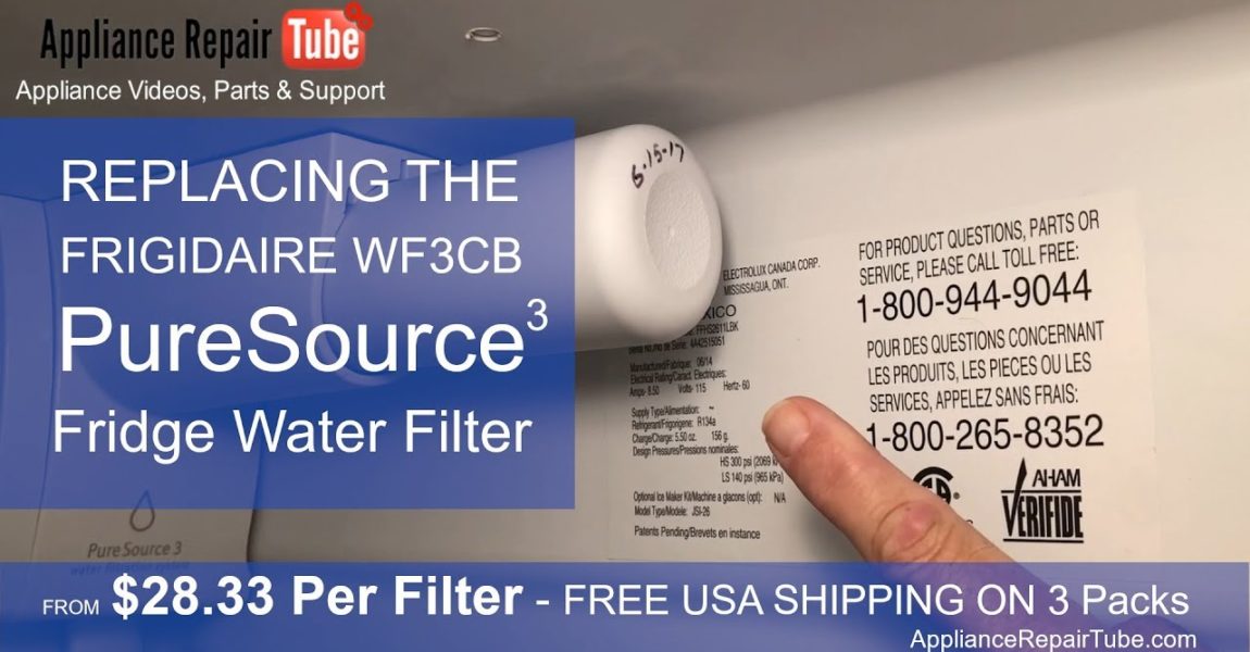 Frigidaire WF3CB PureSource Water Filter Replacement Video