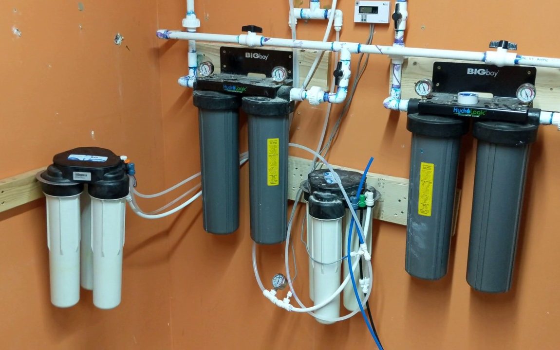 Reverse Osmosis Water Filtration System For Grow Facility - Producing 2,400 GPD (1GPM)