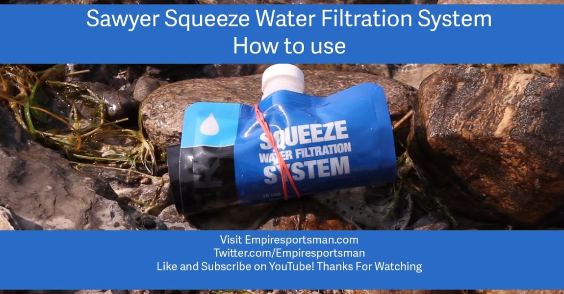 How To Use Sawyer Squeeze Water Filtration System