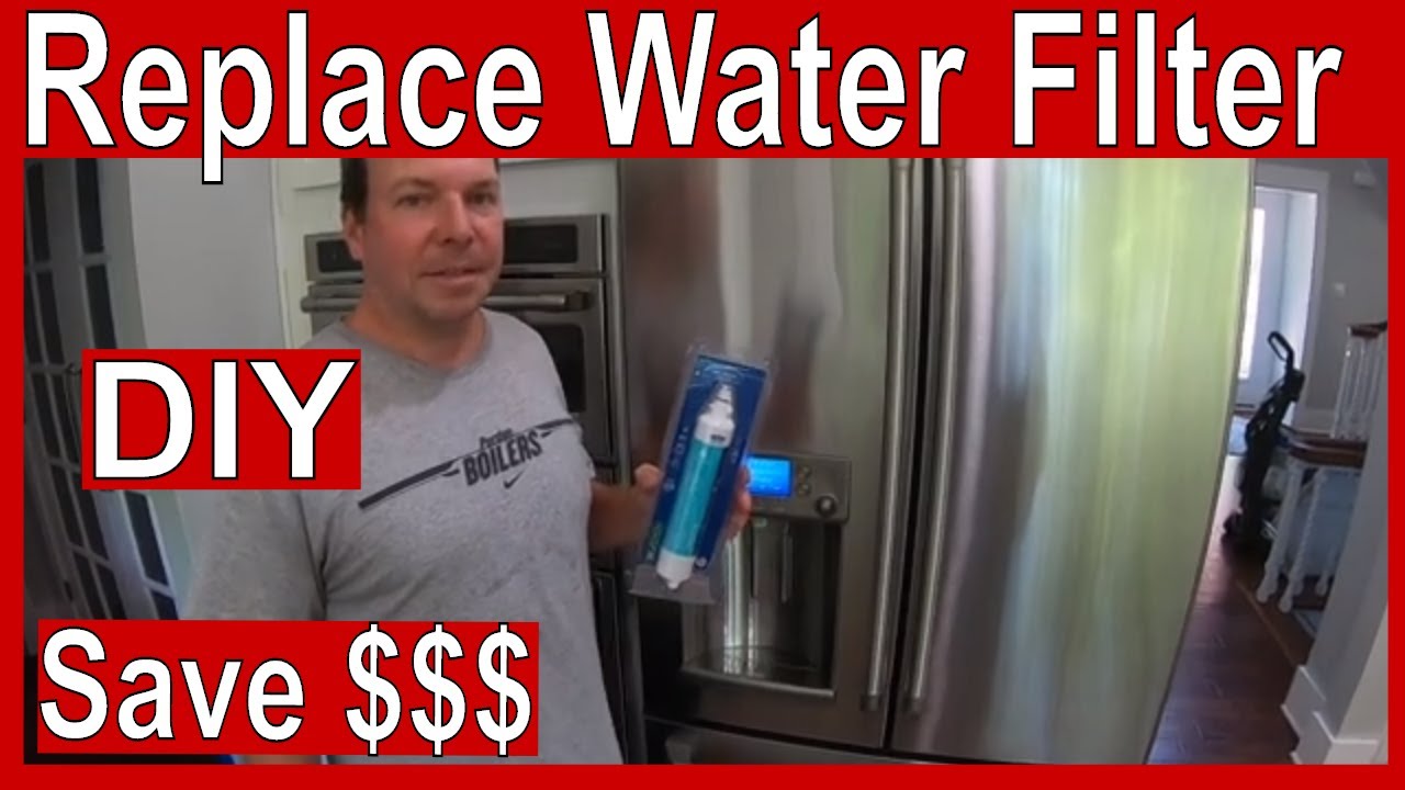 how to replace water filter on ge refrigerator