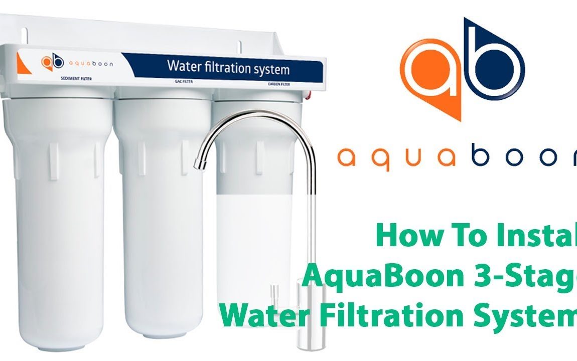How To Install  AquaBoon 3-Stage Water Filtration System