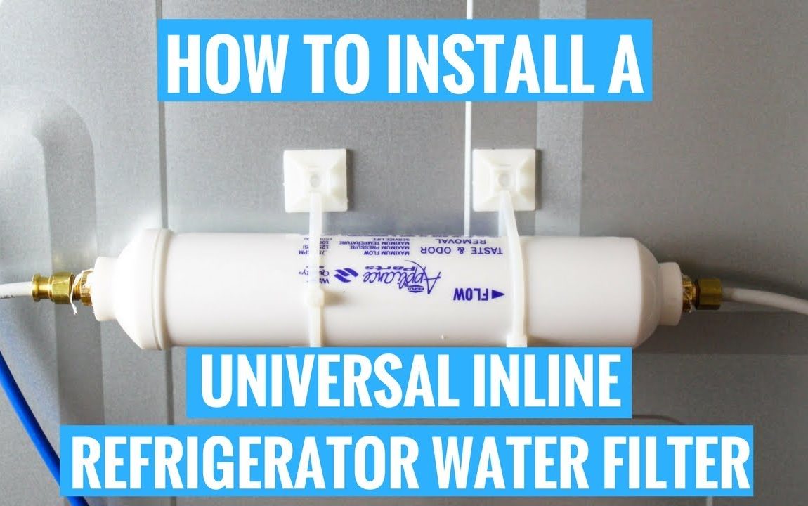 How to Install a Universal Inline Refrigerator Water Filter