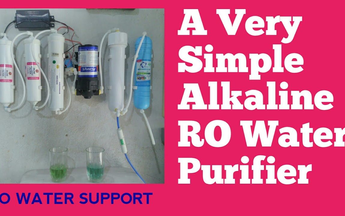 A Very  Simple RO Water Purifier With Shine Alkaline Filter