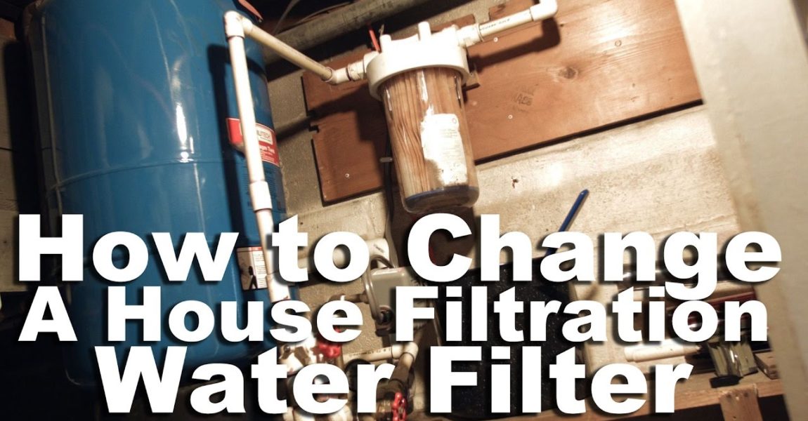 How to Change a Whirlpool House Filtration Filter or Well Water Filter.