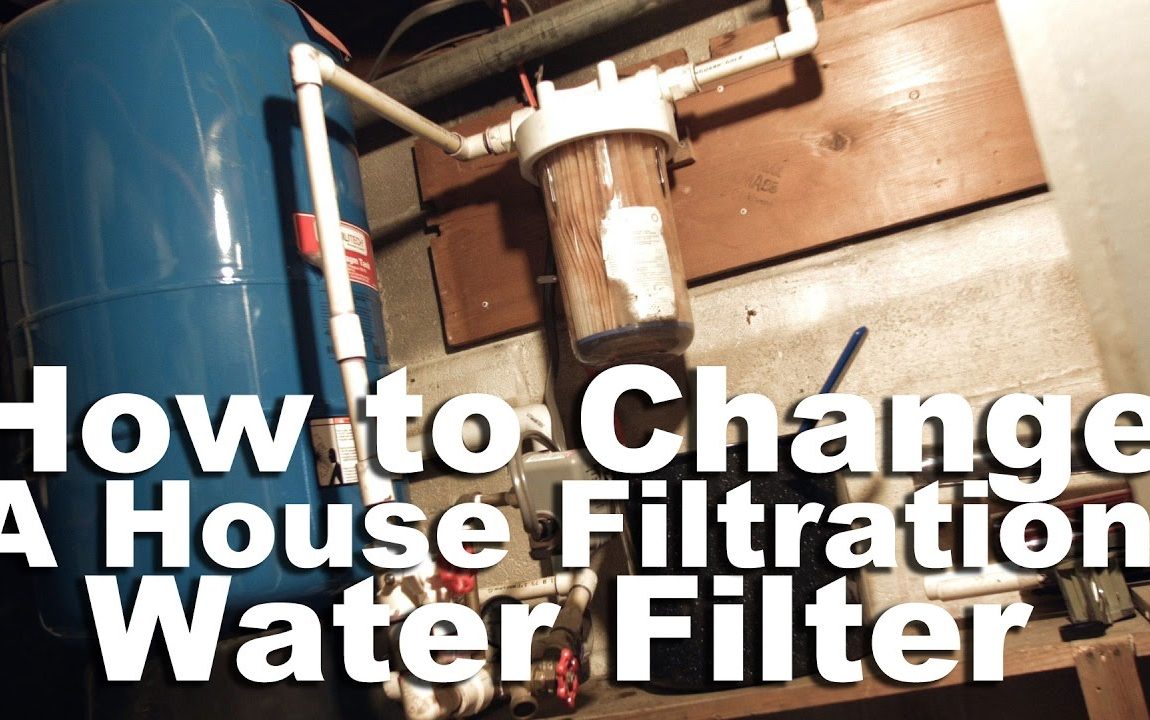 How to Change a Whirlpool House Filtration Filter or Well Water Filter.