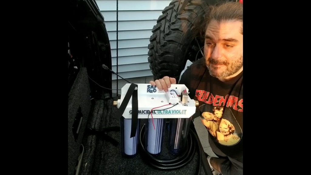 Overland Truck water filtration system