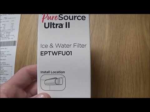 Replacing EPTWFU01 Water Filter on Frigidaire Gallery French Door Fridge LGHB2869TF PureSource Ultra