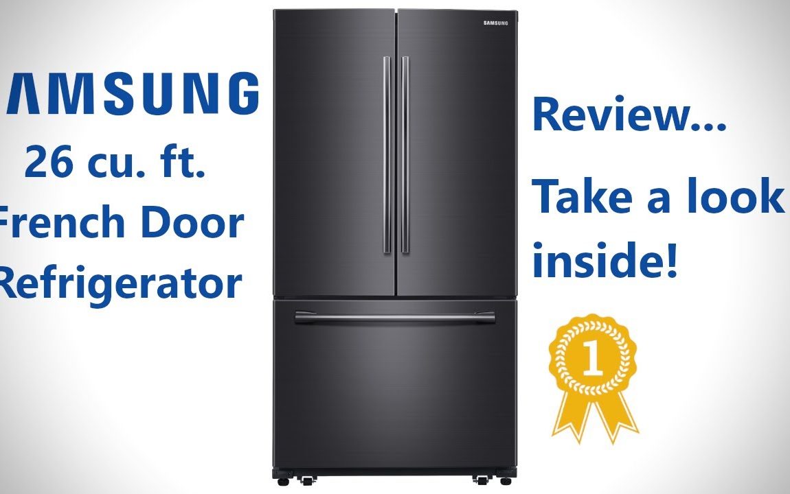 Samsung French Door Refrigerator with Internal One Touch Water Filter Review. Model no. RF261BEAESG
