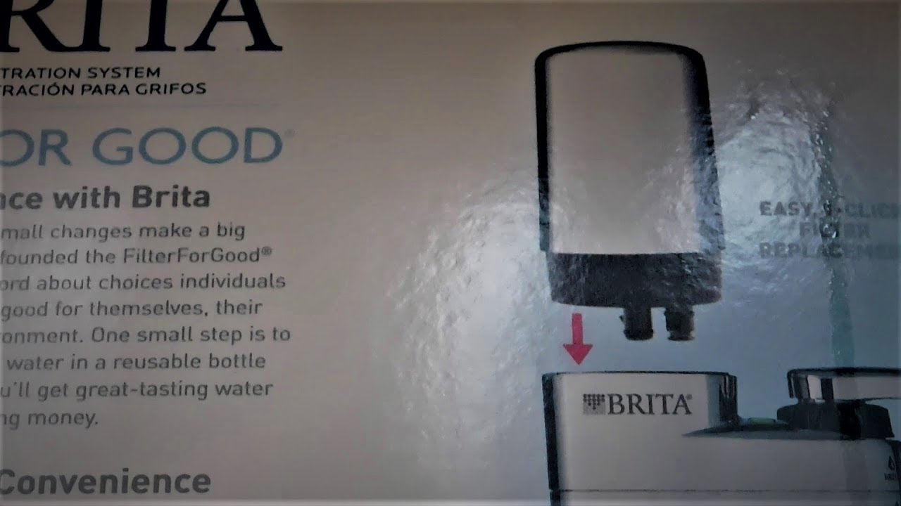 Brita Faucet Water Filtration System Problems with the filter cartridge.