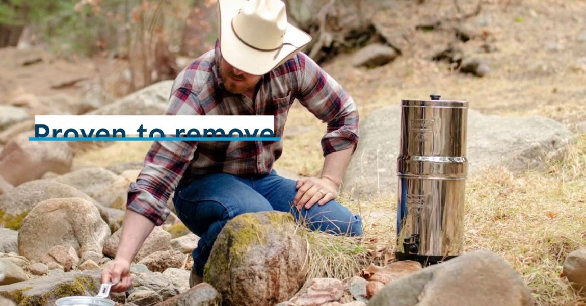 Portable water filtration for camping!