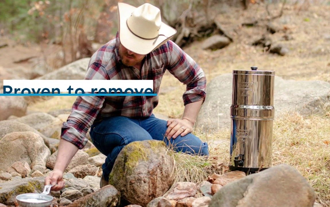 Portable water filtration for camping!