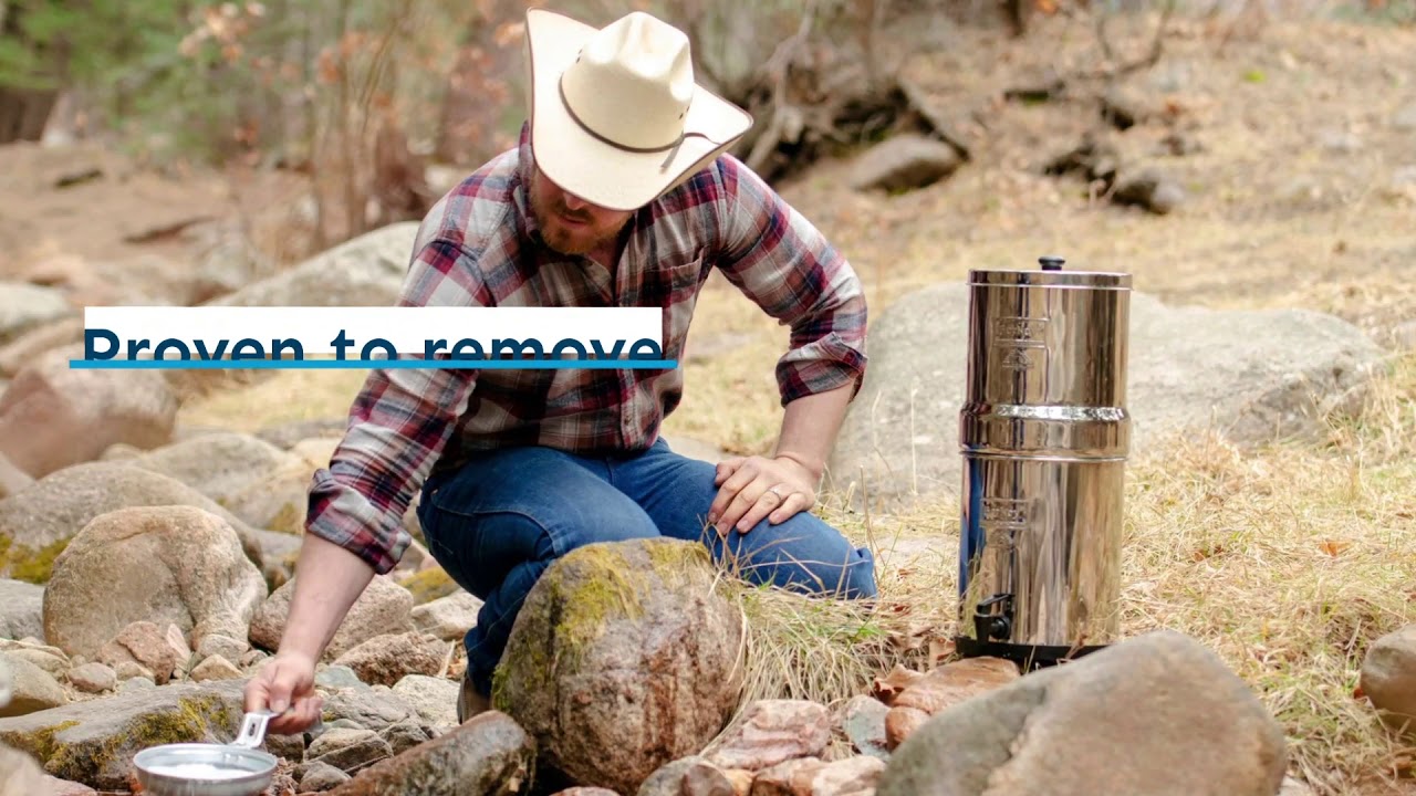 Portable water filtration for camping!