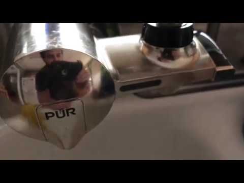 Pur water filter light reset