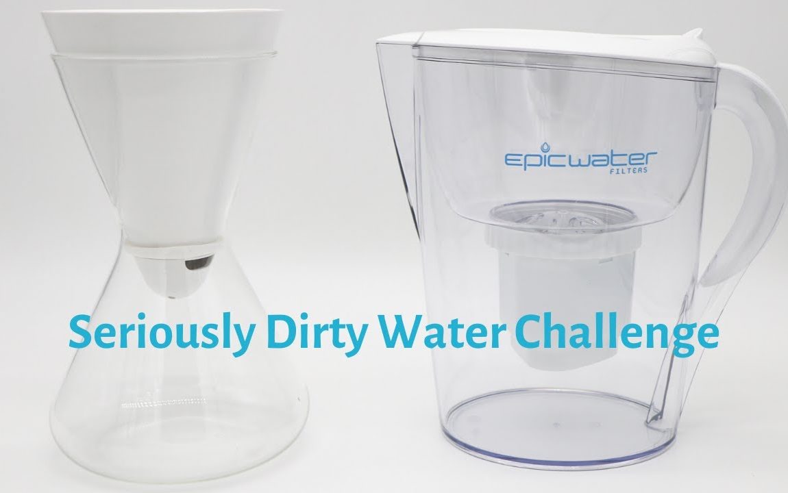 Soma™ Glass Water Filter Pitcher vs Epic Water Filters™ Pure/Nano Pitchers