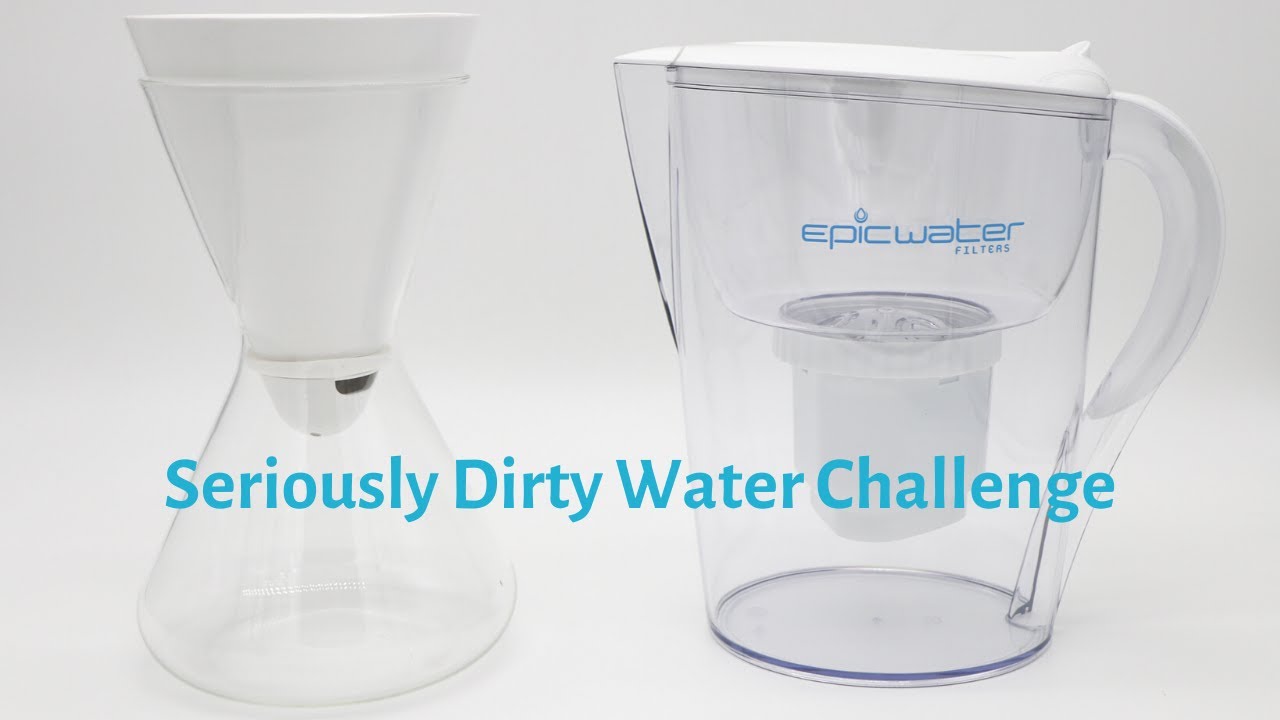 Soma™ Glass Water Filter Pitcher vs Epic Water Filters™ Pure/Nano Pitchers