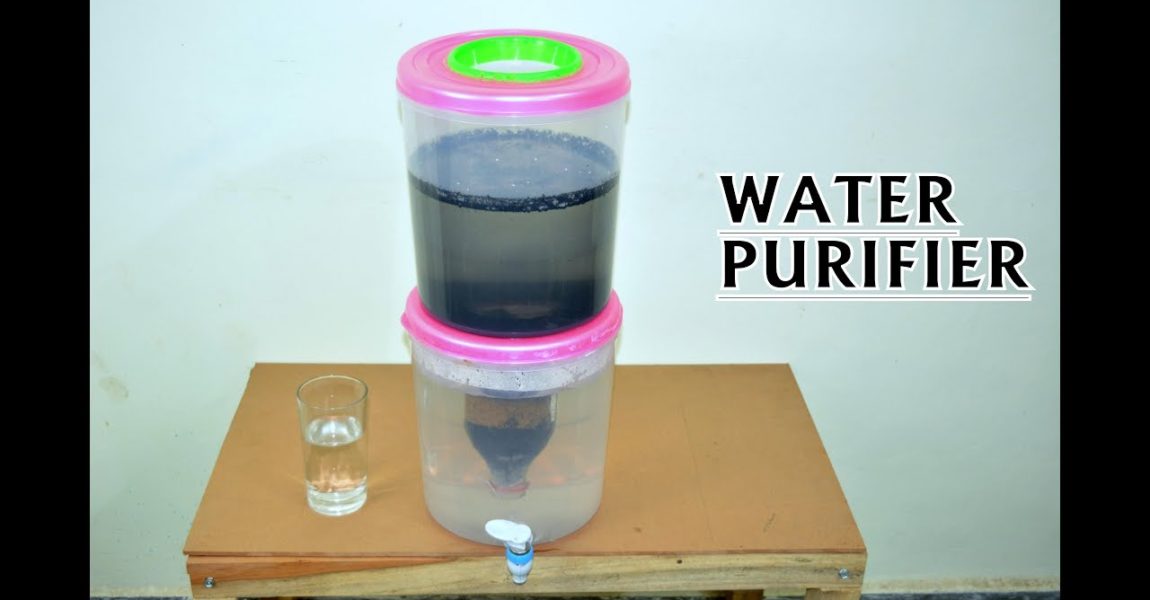 How to Make Charcoal Water Purifier at Home - Science Project For poor & Remote Area