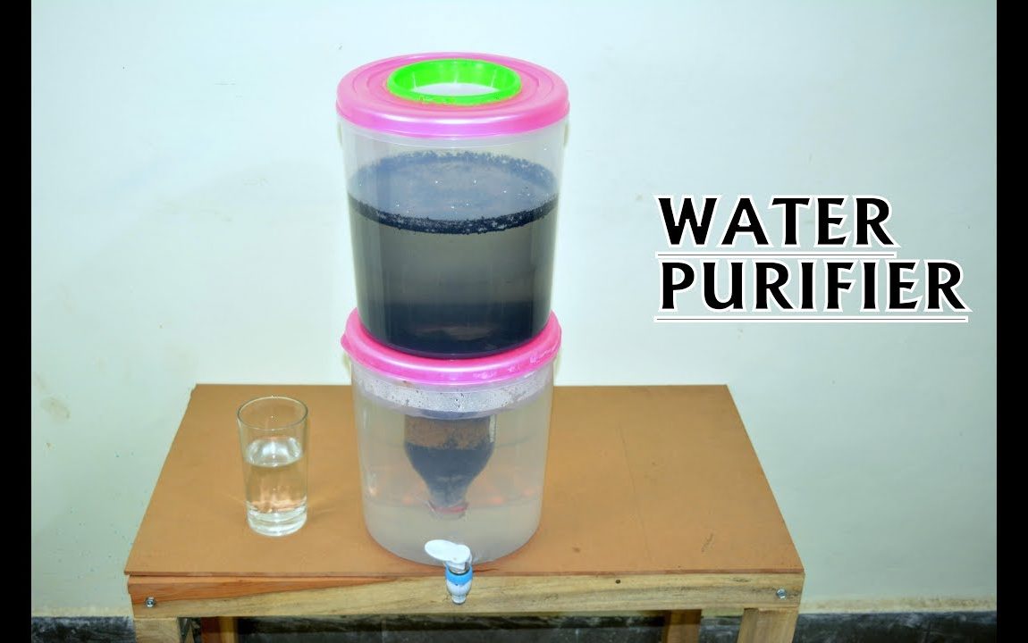 How to Make Charcoal Water Purifier at Home - Science Project For poor & Remote Area
