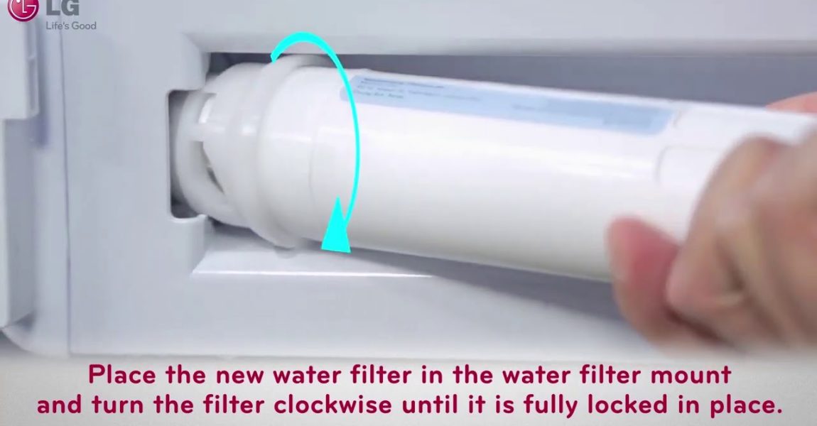 LG Refrigerator   How to Change Your Water Filter