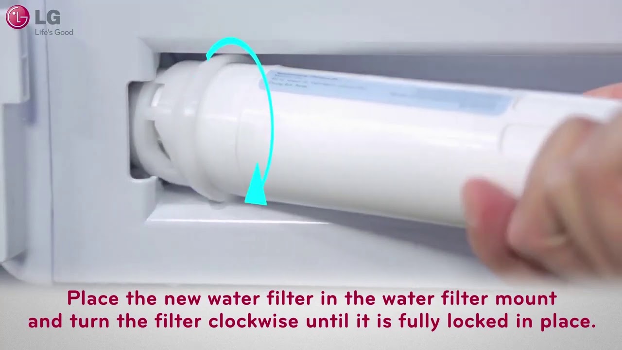 LG Refrigerator How to Change Your Water Filter