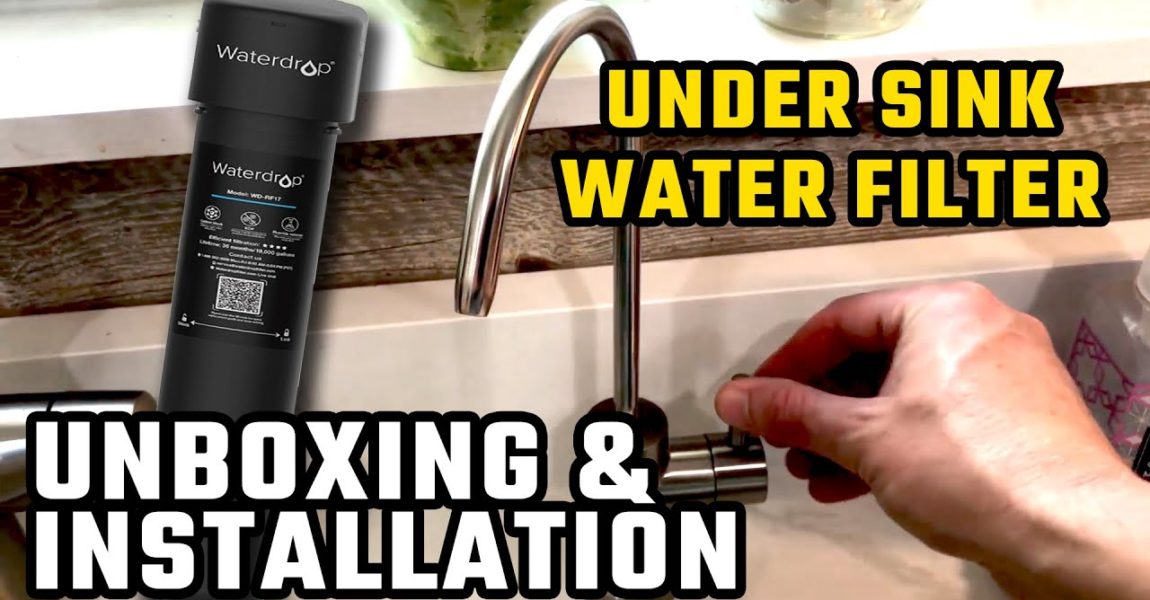 UNBOXING and Install - Waterdrop Under Sink Water Filtration System