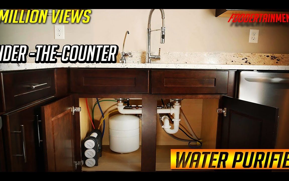 How to Install a Below Counter or Sink Water Filtration System| RO UV UF TDS Water purifier |Kent RO