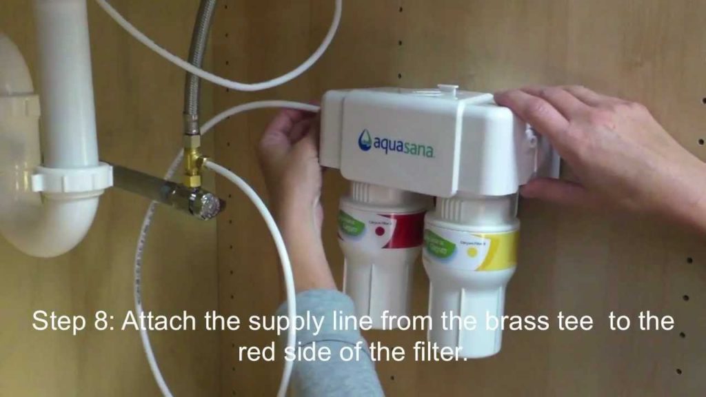 How to install an Aquasana AQ-5200 under counter drinking water filter system