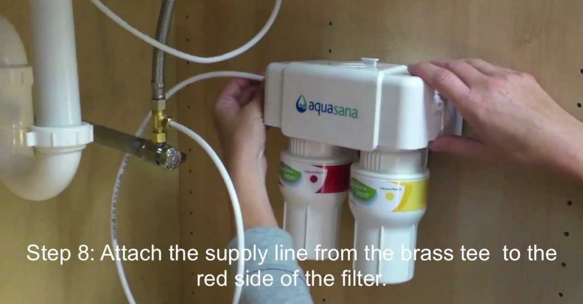 How to install an Aquasana AQ-5200 under counter drinking water filter system