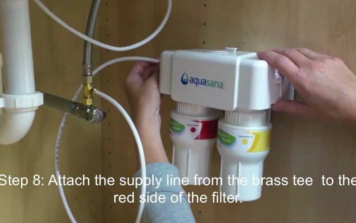 How to install an Aquasana AQ-5200 under counter drinking water filter system