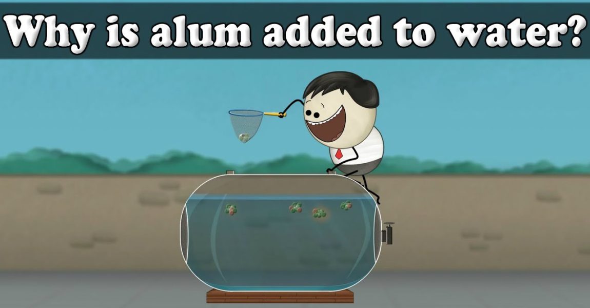 Water Purification - Why is alum added to water? | #aumsum #kids #science #education #children