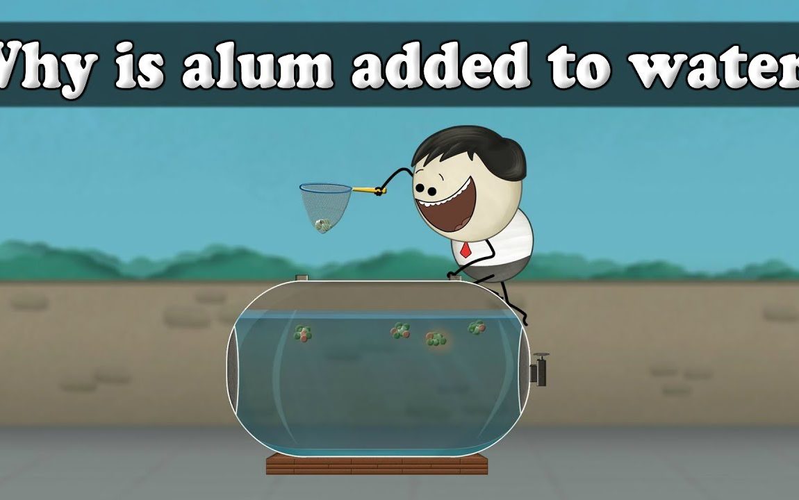 Water Purification - Why is alum added to water? | #aumsum #kids #science #education #children