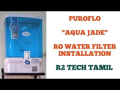Aqua JADE / RO water filter Installation Tamil