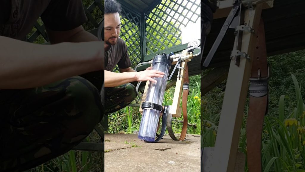 DIY STREAM WATER FILTRATION SYSTEM: Off grid survival and a simple way to collect and store water
