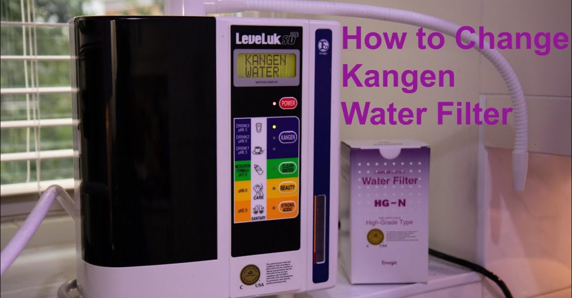 How to change/replace water filter for Kangen LeveLuk SD series (SD501, DXII, JRII)