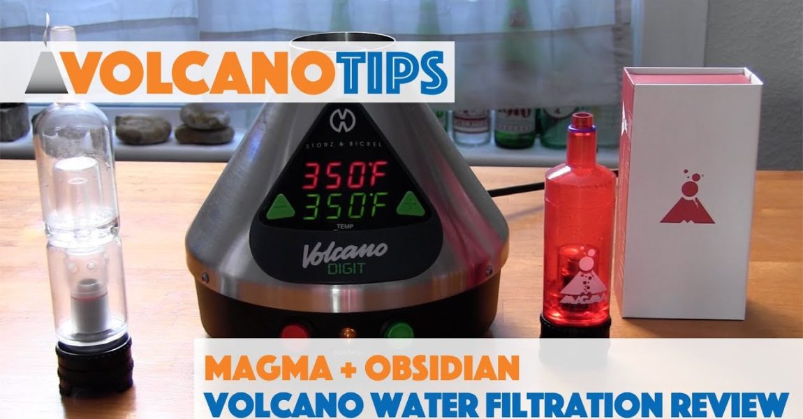 Magma & Obsidian Volcano Vaporizer Water Filtration Accessory Review