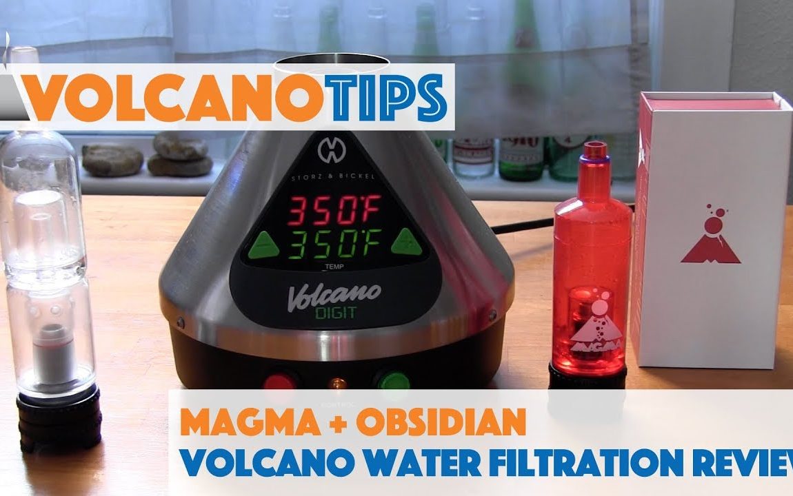 Magma & Obsidian Volcano Vaporizer Water Filtration Accessory Review