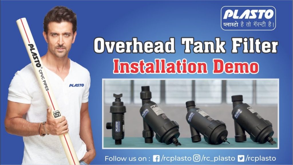 Plasto Over Head Tank filter | Installation Demo | Water Tank Filter
