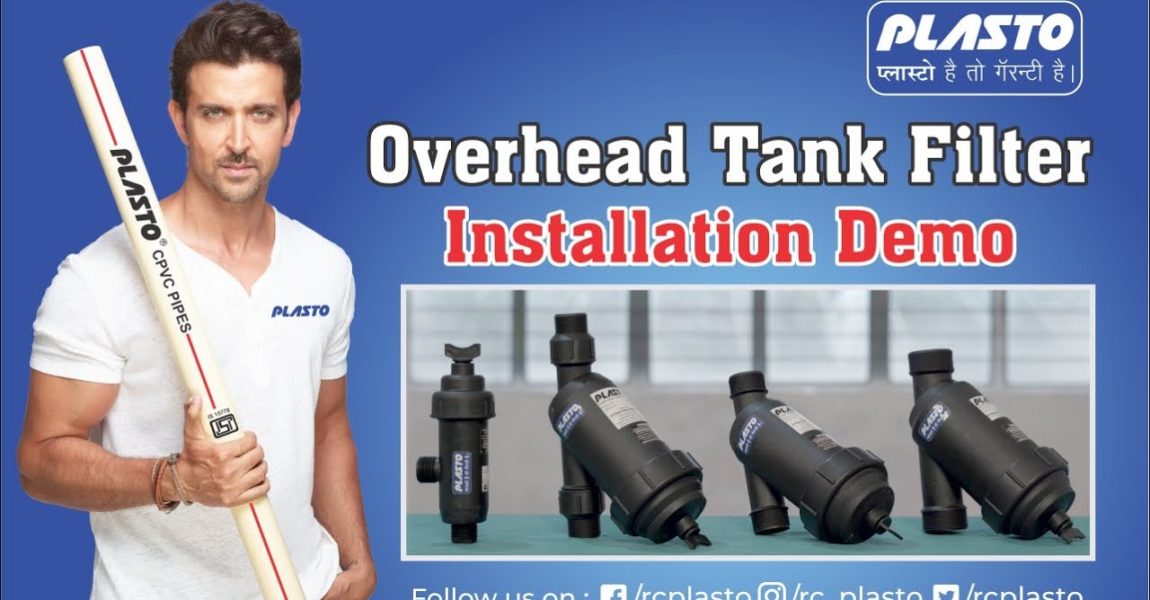 Plasto Over Head Tank filter | Installation Demo | Water Tank Filter